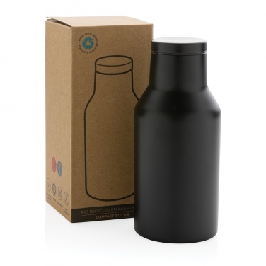 Logotrade corporate gift image of: RCS Recycled stainless steel compact bottle