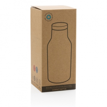 Logotrade advertising product picture of: RCS Recycled stainless steel compact bottle