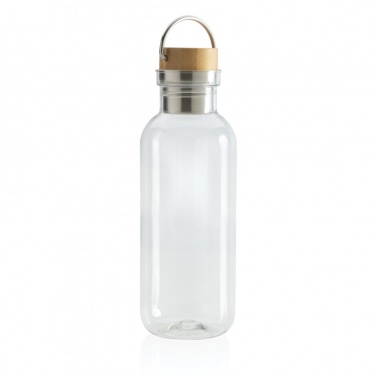 Logo trade advertising product photo of: RCS RPET bottle with bamboo lid and handle