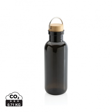 Logo trade promotional merchandise photo of: RCS RPET bottle with bamboo lid and handle