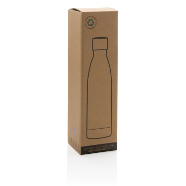 Logotrade promotional gift image of: RCS Recycled stainless steel solid vacuum bottle