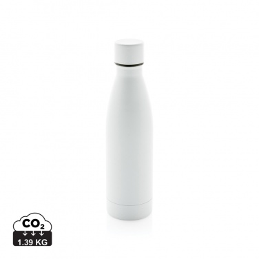 Logo trade promotional giveaway photo of: RCS Recycled stainless steel solid vacuum bottle