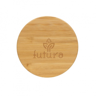 Logo trade promotional giveaways picture of: GRS certified recycled PP mug with bamboo lid
