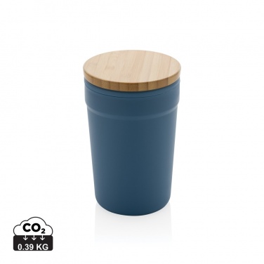 Logotrade advertising product image of: GRS certified recycled PP mug with bamboo lid