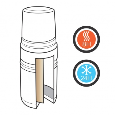 Logo trade advertising products picture of: Swiss Peak Elite 0.5L copper vacuum flask