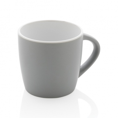 Logo trade business gifts image of: Ceramic mug with coloured inner 300ml