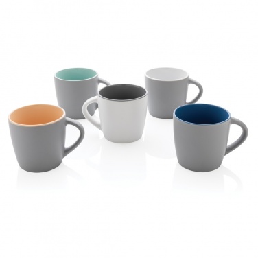 Logo trade advertising products picture of: Ceramic mug with coloured inner 300ml