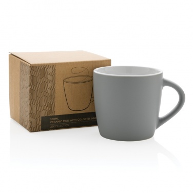 Logo trade promotional product photo of: Ceramic mug with coloured inner 300ml