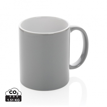 Logo trade business gifts image of: Ceramic classic mug 350ml