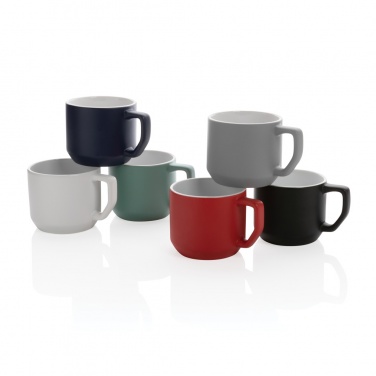 Logo trade promotional items image of: Ceramic modern mug 350ml