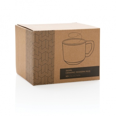 Logo trade promotional items picture of: Ceramic modern mug 350ml