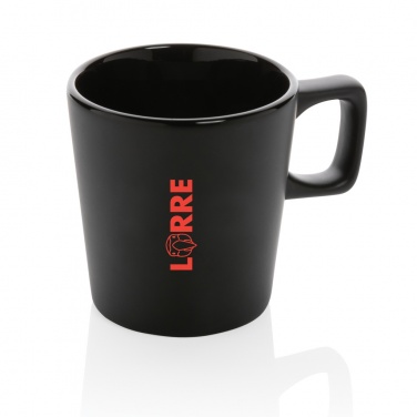 Logotrade promotional item picture of: Ceramic modern coffee mug 300ml