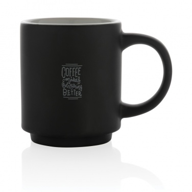 Logo trade advertising products picture of: Ceramic stackable mug 180ml