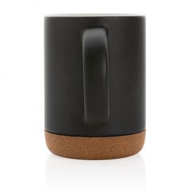 Logo trade promotional merchandise photo of: Ceramic mug with cork base 280ml