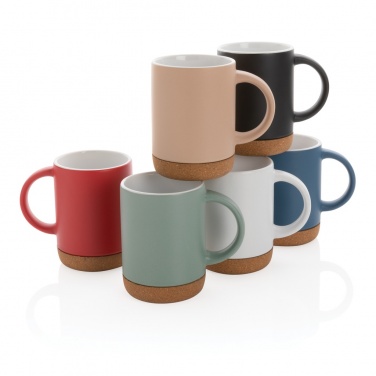 Logotrade promotional merchandise picture of: Ceramic mug with cork base 280ml