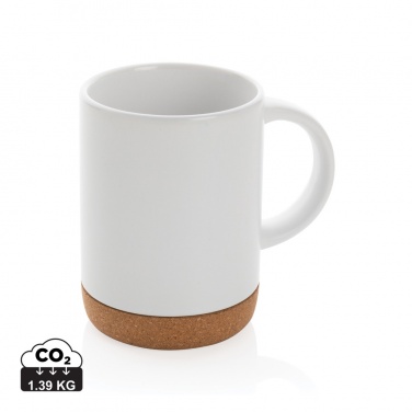 Logotrade promotional item image of: Ceramic mug with cork base 280ml