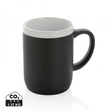 Logotrade promotional giveaway image of: Ceramic mug with white rim 300ml