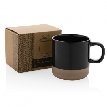 Logo trade corporate gift photo of: Glazed ceramic mug 360ml