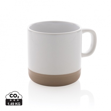 Logo trade business gift photo of: Glazed ceramic mug 360ml