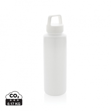 Logo trade promotional item photo of: RCS certified recycled PP water bottle with handle