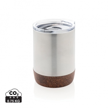 Logotrade promotional product picture of: RCS Re-steel cork small vacuum coffee mug