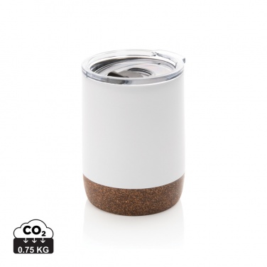 Logo trade advertising products picture of: RCS Re-steel cork small vacuum coffee mug