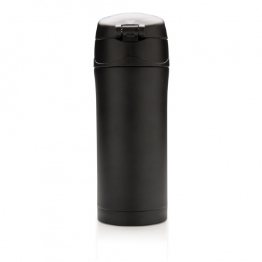 Logo trade business gifts image of: RCS Recycled stainless steel easy lock vacuum mug
