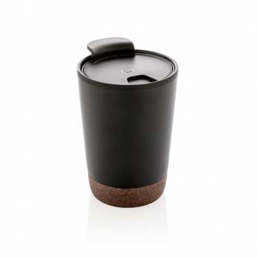 Logotrade promotional product picture of: GRS RPP stainless steel cork coffee tumbler