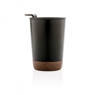 Logo trade promotional gifts picture of: GRS RPP stainless steel cork coffee tumbler