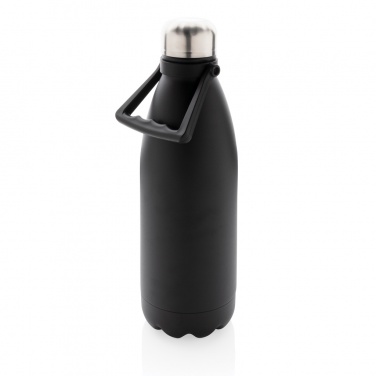 Logo trade promotional merchandise image of: RCS Recycled stainless steel large vacuum bottle 1.5L