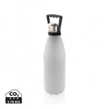 Logotrade promotional merchandise photo of: RCS Recycled stainless steel large vacuum bottle 1.5L