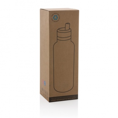 Logotrade business gifts photo of: Hydro RCS recycled stainless steel vacuum bottle with spout