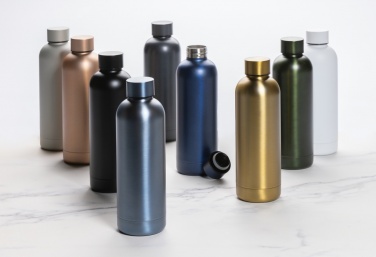 Logo trade promotional gifts picture of: RCS Recycled stainless steel Impact vacuum bottle