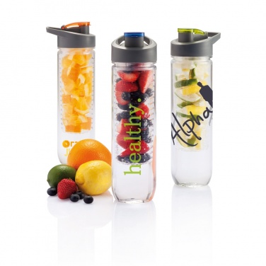 Logo trade promotional items image of: Water bottle with infuser