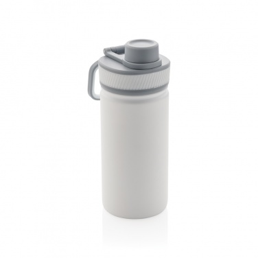 Logo trade promotional giveaways picture of: Vacuum stainless steel bottle with sports lid 550ml