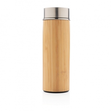 Logotrade promotional product image of: Leak proof bamboo vacuum bottle