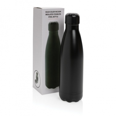 Logo trade promotional products picture of: Solid colour vacuum stainless steel bottle 500 ml