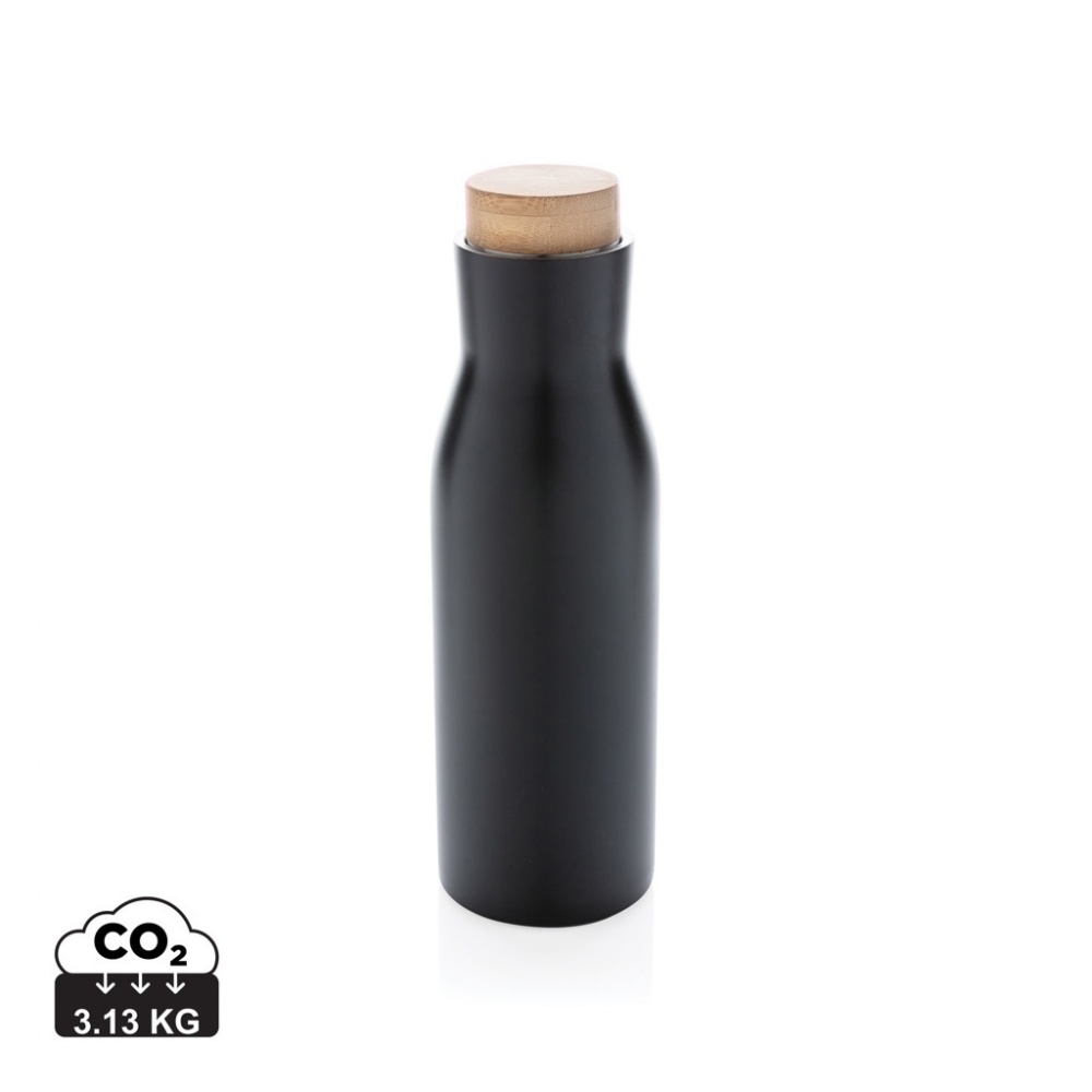 Logo trade promotional products image of: Clima leakproof vacuum bottle with steel lid