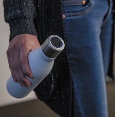 Logotrade promotional merchandise photo of: UV-C steriliser vacuum stainless steel bottle