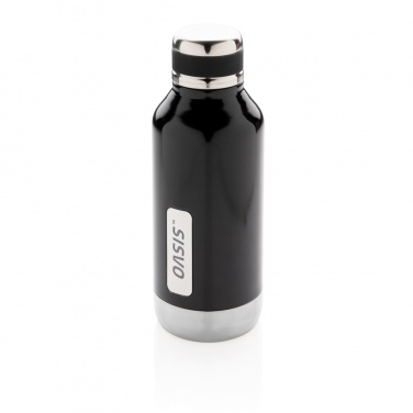 Logotrade advertising product image of: Leak proof vacuum bottle with logo plate