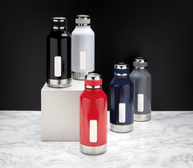 Logo trade corporate gifts picture of: Leak proof vacuum bottle with logo plate