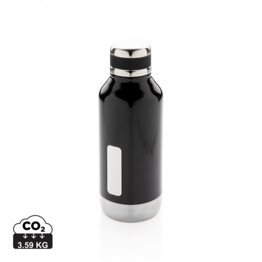 Logotrade advertising products photo of: Leak proof vacuum bottle with logo plate