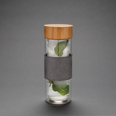 Logotrade corporate gift picture of: Impact double wall borosilicate glass bottle