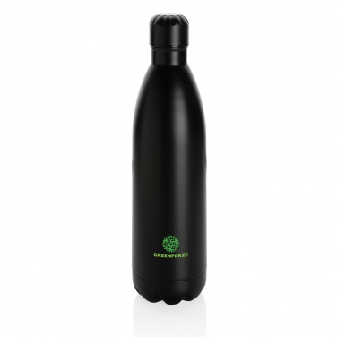 Logotrade advertising products photo of: Solid colour vacuum stainless steel bottle 1L