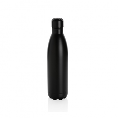Logo trade promotional giveaways image of: Solid colour vacuum stainless steel bottle 750ml