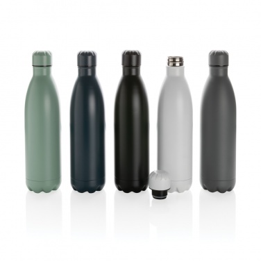 Logotrade business gift image of: Solid colour vacuum stainless steel bottle 750ml