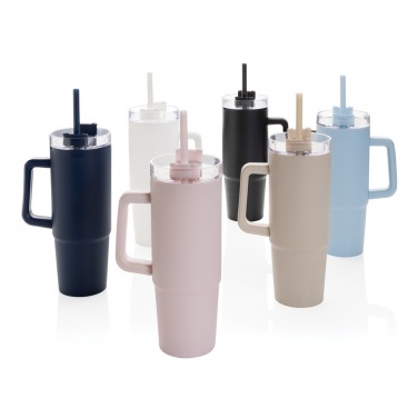 Logotrade promotional product image of: Tana RCS plastic tumbler with handle 900ml
