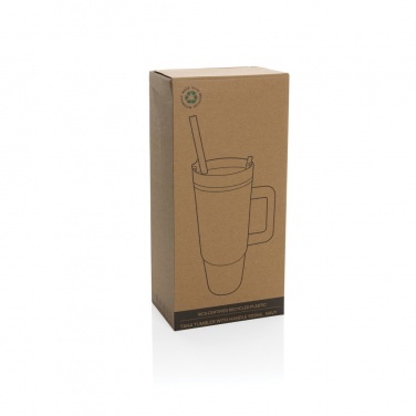 Logotrade promotional product image of: Tana RCS plastic tumbler with handle 900ml