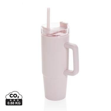 Logo trade advertising products picture of: Tana RCS plastic tumbler with handle 900ml