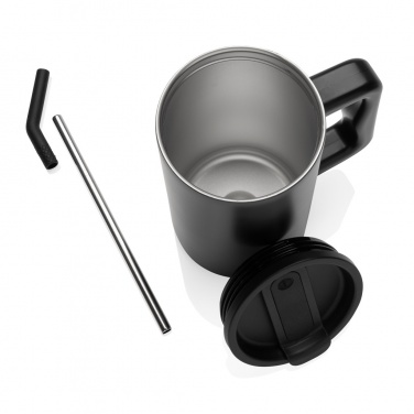 Logotrade promotional product image of: Cube RCS certified recycled steel mug 800ml